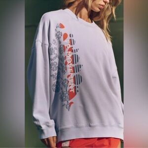 Free people movement All-Star logo pull over in steel sport